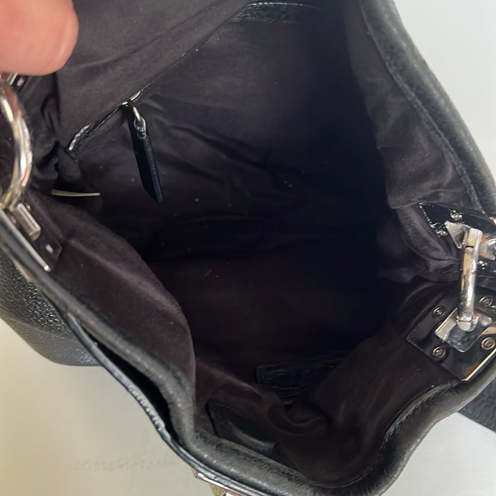 Calvin Klein Leather Shoulder/Crossbody Bag - Picture 9 of 13